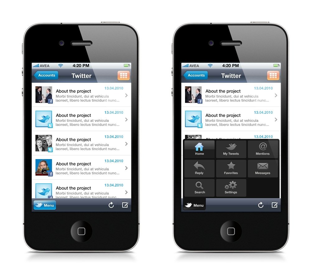 國外手機、平板電腦應用軟件界面UI